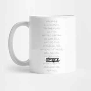 Pledge of Allegiance Logo - Black Mug